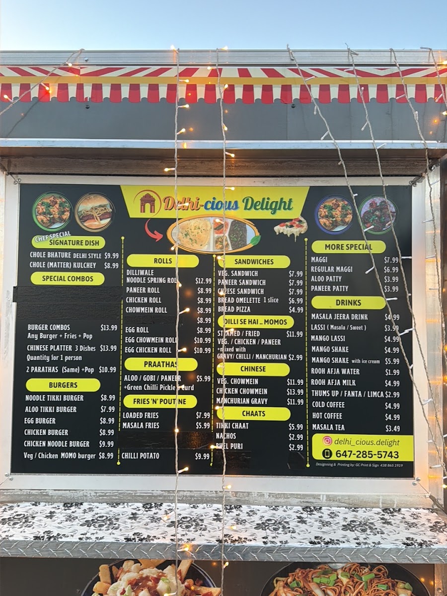 Delhi-Cious Delight Menu - Image 2